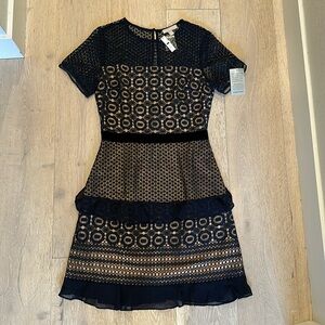 Chelsea28 Ruffle Dress - size S NWT